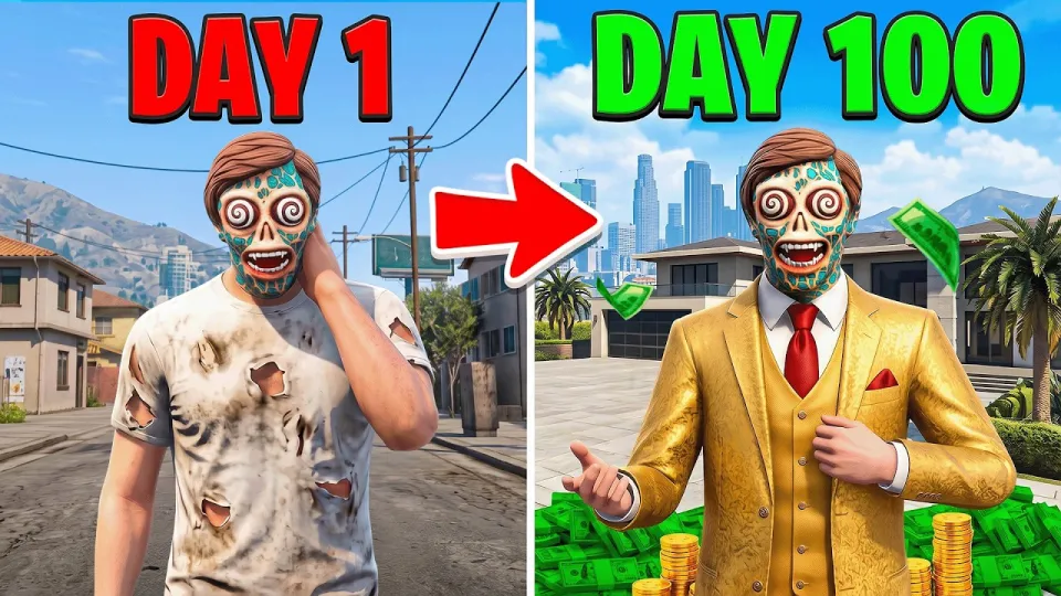 How to Survive 100 Days as a Billionaire in GTA 5